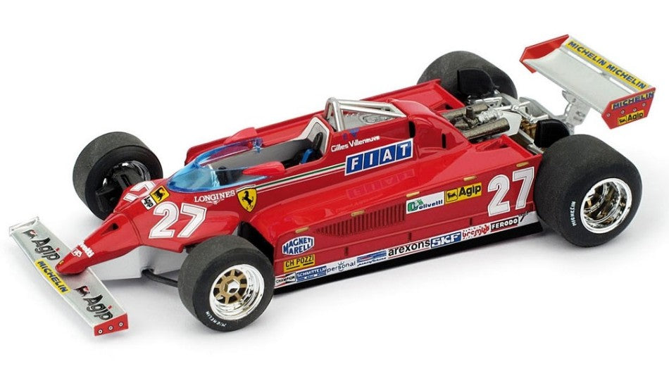 Brumm - FERRARI 126 CK GILLES VILLENEUVE 1981 N.27 WINNER MONACO GP 1:43 - Cod. BM0367