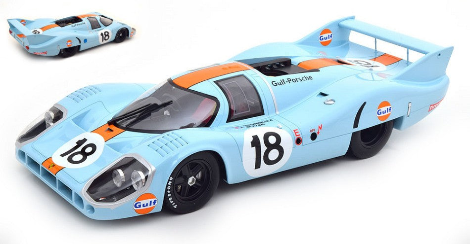 Cmr Classic Model Replicars - PORSCHE 917 LH N.18 LM 1971 RODRIGUEZ-OLIVER 1:12 - Cod. CMR12012