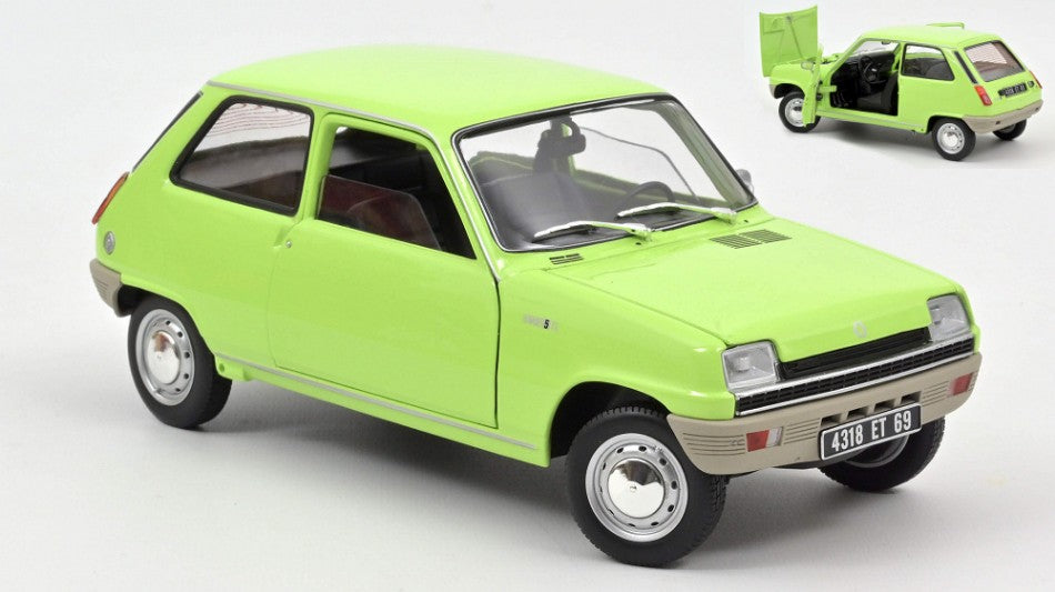 Norev - RENAULT 5 1972 LIGHT GREEN 1:18 - Cod. NV185155