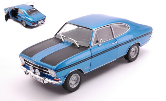 Whitebox - OPEL KADETT B RALLYE METALLIC BLUE/BLACK 1:24 - Cod. WB124106-O