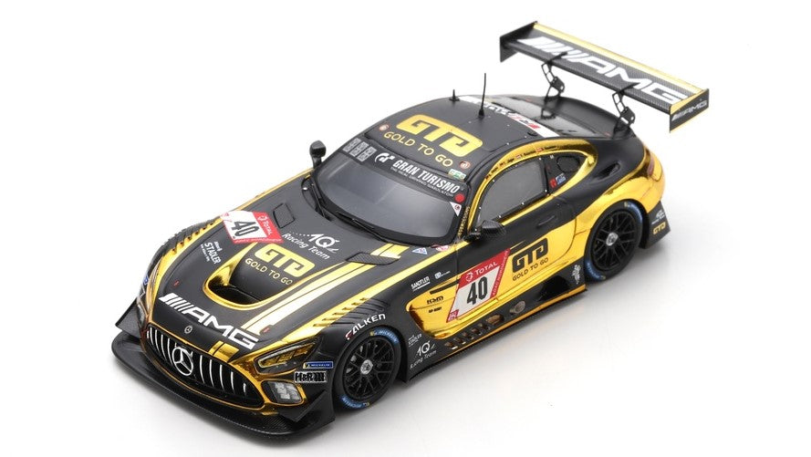 Spark Model - MERCEDES GT3 N.40 10th 24 H NURBURGRING 2021 HEYER-JAGER-Y.BAUMANN-D.BAU - Cod. SG759
