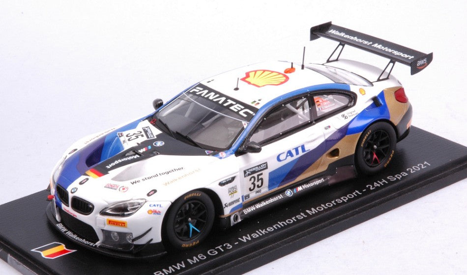 Spark Model - BMW M6 GT3 N.35 24 H SPA 2021 GLOCK-TOMCZYK-NEUBAUER 1:43 - Cod. SB471
