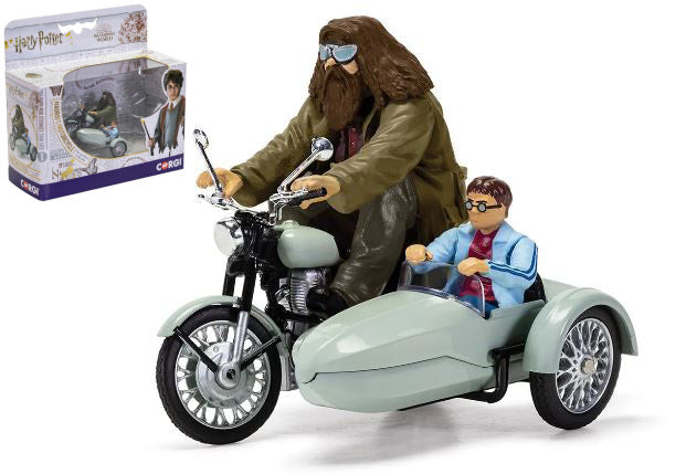 Corgi - HARRY POTTER HAGRIDS MOTORCYCLE AND SIDECAR cm 6,5 - Cod. CC99727
