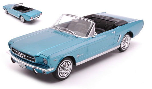 Whitebox - FORD MUSTANG CONVERTIBLE MET.TURQUOISE 1:24 - Cod. WB124119