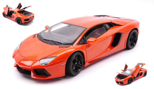 Welly - LAMBORGHINI AVENTADOR LP700 2011 ORANGE ARGOS 1:18 - Cod. WE18041O