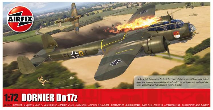 Airfix - DORNIER DO17z KIT 1:72 - Cod. A05010A