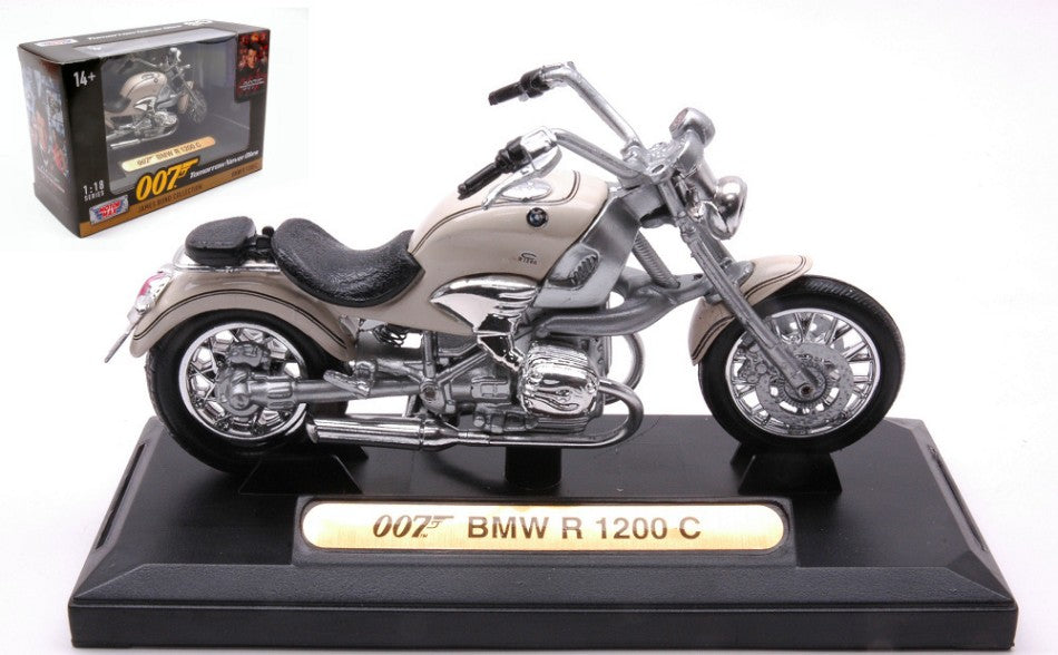 Motormax - BMW R 1200 C "JAMES BOND-TOMORROW NEVER DIES" 1:18 - Cod. MTM79845