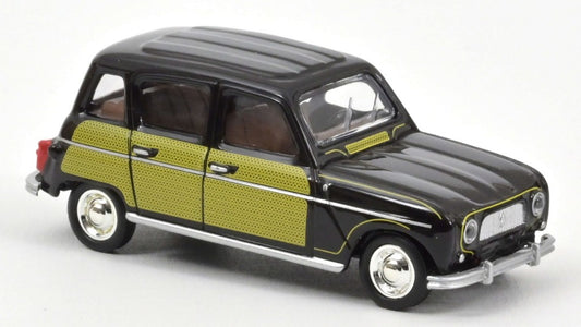 Norev - RENAULT 4 PARISIENNE 1963 BLACK & YELLOW 1:64 - Cod. NV310938
