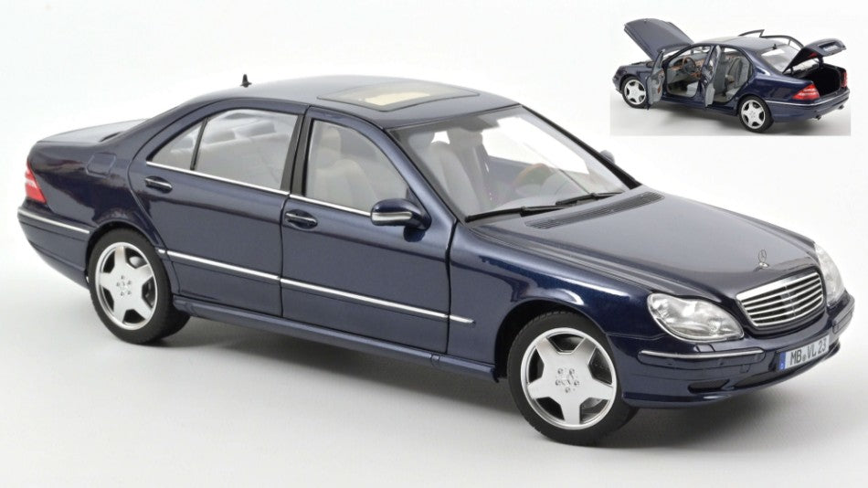 Norev - MERCEDES S55 AMG 2000 BLUE METALLIC 1:18 - Cod. NV183817