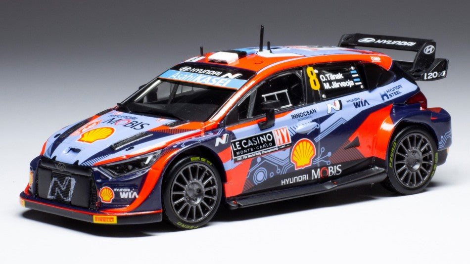 Ixo Model - HYUNDAI i20 N WRC N.8 RALLY MONTE CARLO 2022 TANAK/JARVEOJA 1:43 - Cod. RAM838
