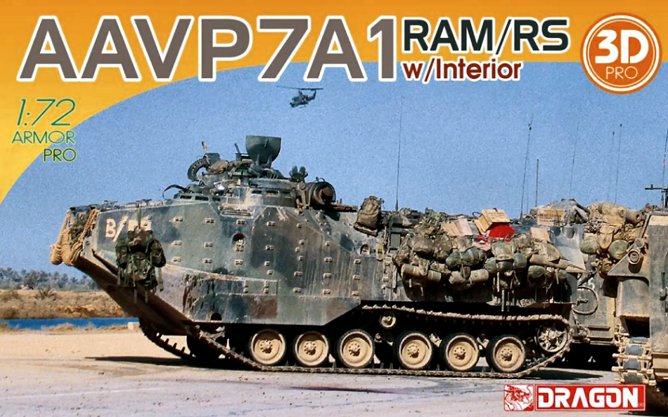 Dragon - AAVP7A1 RAM/RS W/INTERIOR KIT 1:72 - Cod. D7619