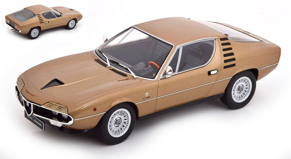 Kk Scale - ALFA ROMEO MONTREAL 1970 GOLDMETALLIC 1:18 - Cod. KKDC180386