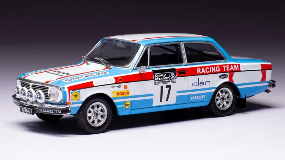 Ixo Model - VOLVO 142 N.17 RAC RALLY 1972 ALEN/AHO 1:43 - Cod. RAC426