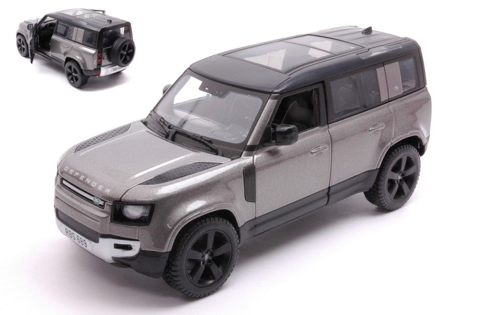 Burago - LAND ROVER DEFENDER 110 2022 GUN METAL 1:24 - Cod. BU21101GM