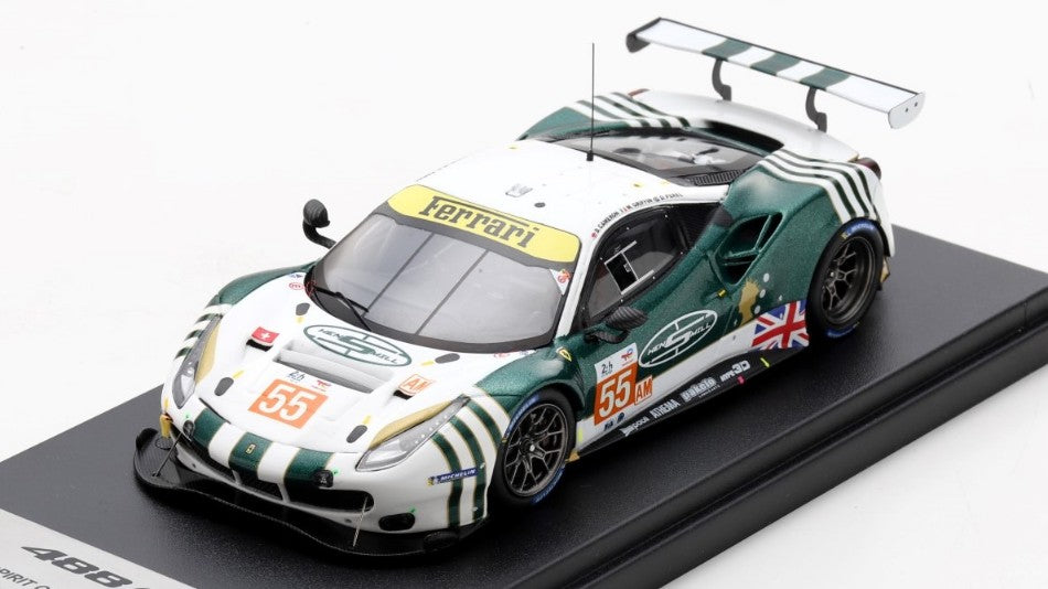 Looksmart - FERRARI 488 GTE EVO SPIRIT OF R.N.55 LM 2022 CAMER./GRIFFIN/PEREL 1:43 - Cod. LSLM144