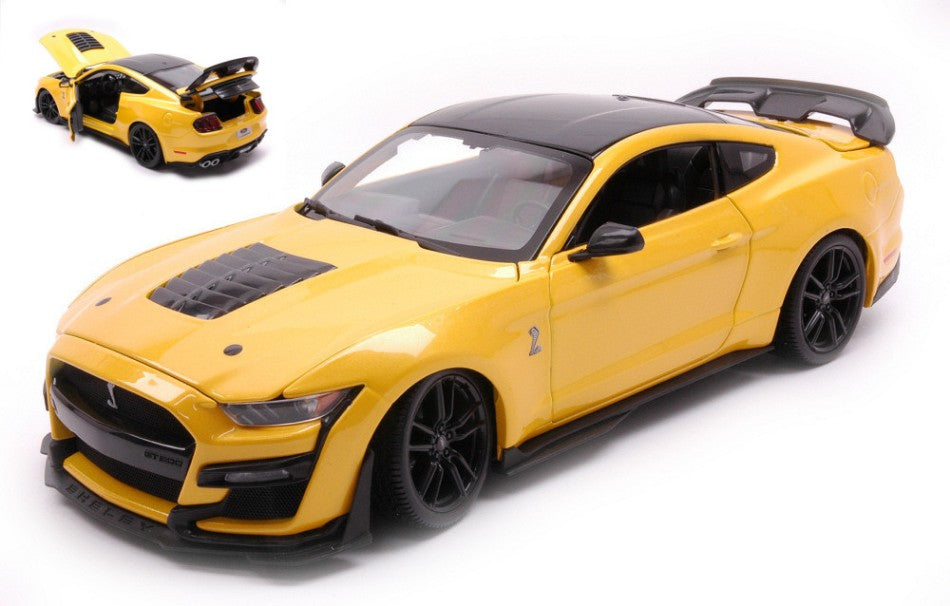 Maisto - FORD MUSTANG SHELBY GT500 2020 YELLOW 1:18 - Cod. MI31452Y