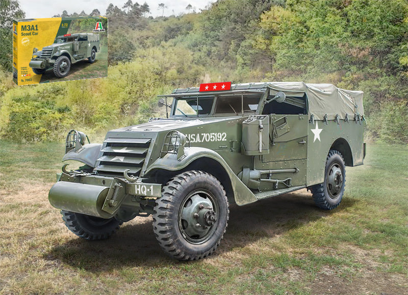Italeri - M3A1 SCOUT CAR KIT 1:72 - Cod. IT7063