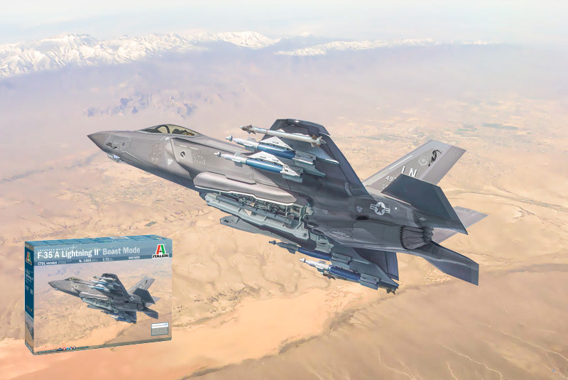Italeri - F-35A LIGHTNING II CTOL VERSION (BEAST MODE) KIT 1:72 - Cod. IT1464