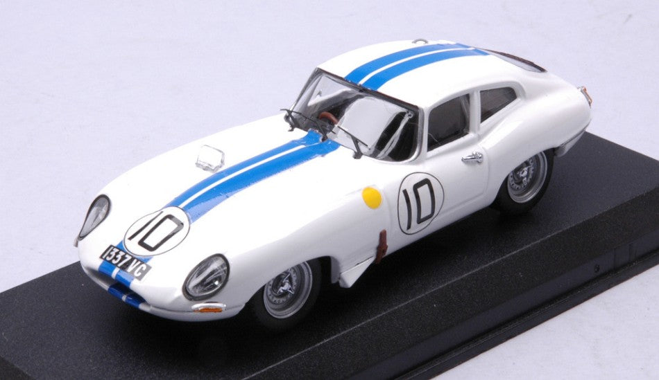 Best Model - JAGUAR E TYPE COUPE' N.10 LM 1962 CUNNINGHAM-SALVADORI 1:43 - Cod. BT9839