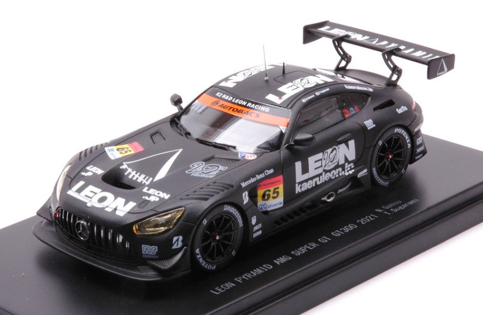 Ebbro - LEON PYRAMID AMG N.65 SUPER GT300 2021 N.GAMOU-T.SUGANAMI 1:43 - Cod. EB45797