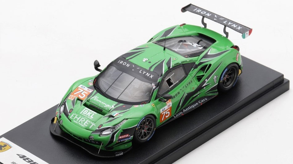 Looksmart - FERRARI 488 GTE EVO IRON LYNX N.75 LM 2022 EHRET/HOOK/VARRONE 1:43 - Cod. LSLM151