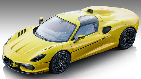 Tecnomodel - TOURING SUPERLEGGERA ARESE RH95 2020 YELLOW 1:18 - Cod. TMD18268F