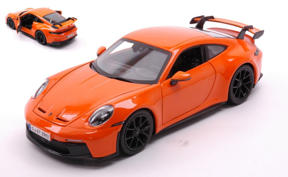 Burago - PORSCHE 911 GT3 2021 ORANGE 1:24 - Cod. BU21104O