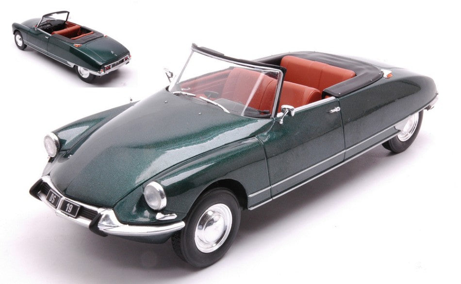 Whitebox - CITROEN DS 19 CONVERTIBLE 1963 MET.DARK GREEN 1:24 - Cod. WB124180