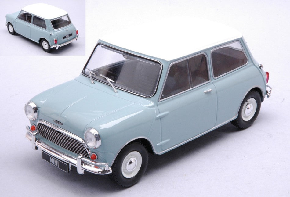 Whitebox - AUSTIN MINI COOPER S 1965 LIGHT BLUE/WHITE RHD 1:24 - Cod. WB124183