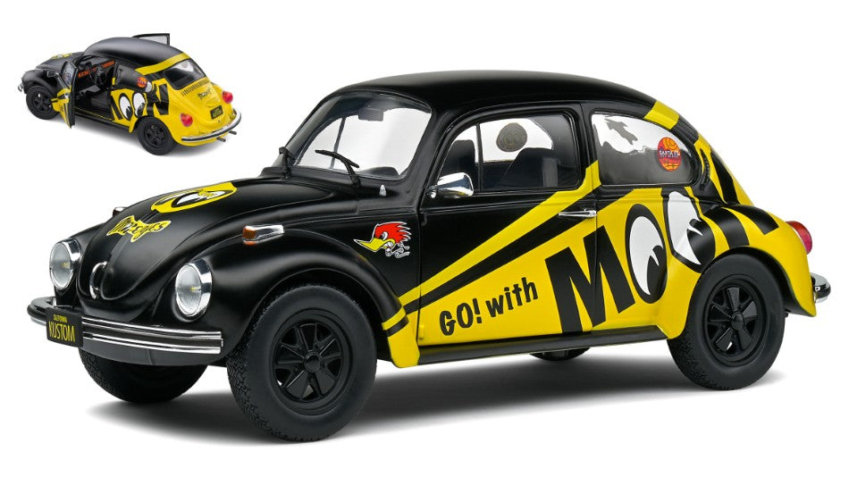 Solido - VW BEETLE 1303 MOONEYES 1974 BLACK/YELLOW 1:18 - Cod. SL1800519