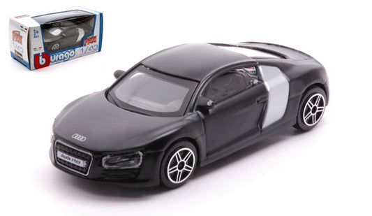 Burago - AUDI R8 2009 BLACK 1:43 - Cod. BU30158Z