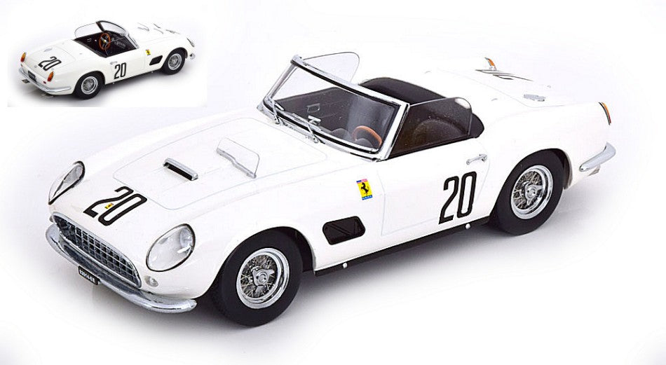 Kk Scale - FERRARI 250 GT CALIFORNIA N.20 24 H LE MANS 1960 STURGIS-SCHLESSER 1:18 - Cod. KKDC181047
