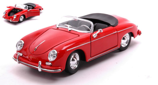 Welly - PORSCHE 356A SPEEDSTER RED 1:24 - Cod. WE24106CR