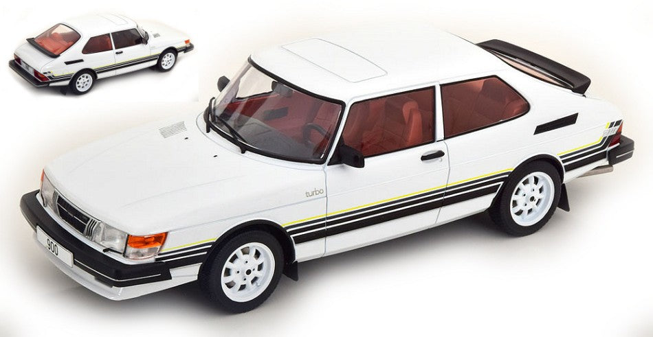 Modelcargroup - SAAB 900 TURBO 1981 WHITE 1:18 - Cod. MCG18339