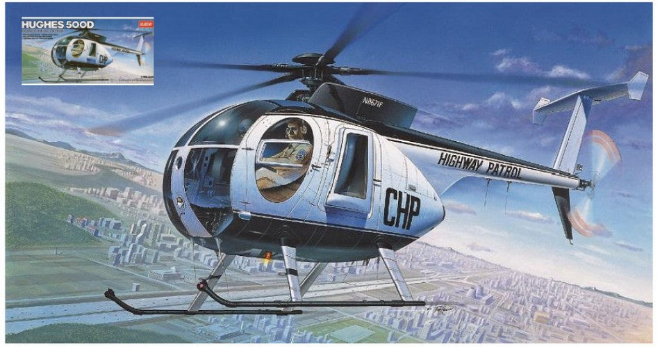 Academy - HUGHES 500D POLICE HELICOPTER KIT 1:48 - Cod. ACD12249