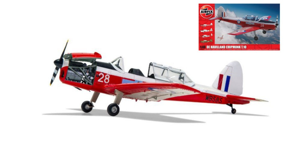 Airfix - DE HAVILLAND CHIPMUNK T 10 KIT 1:48 - Cod. A04105