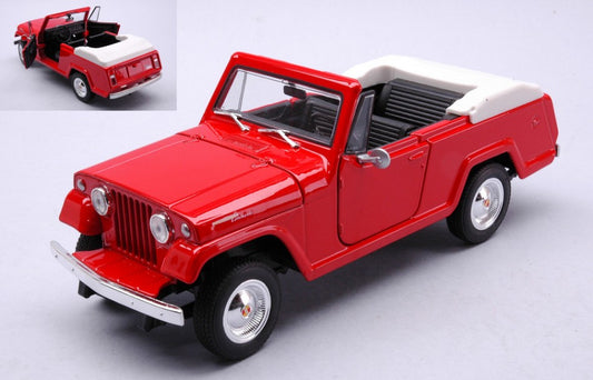 Welly - JEEP JEEPSTER COMMANDO CABRIO RED 1:24 - Cod. WE24117CR