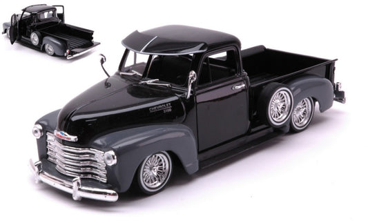 Welly - CHEVROLET 3100 PICK UP 1953 BLACK/GREY 1:24 - Cod. WE22087BKGY