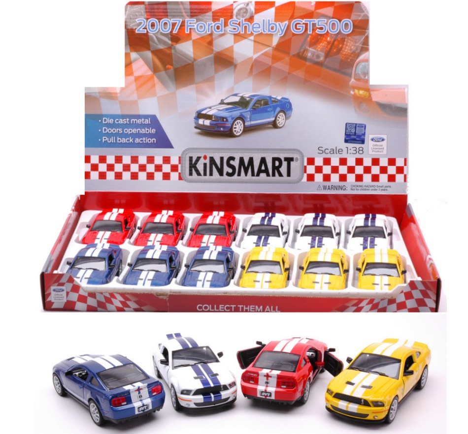 Kinsmart - FORD SHELBY GT500 2007 COL.ASS.1:38 - Cod. KT5310D