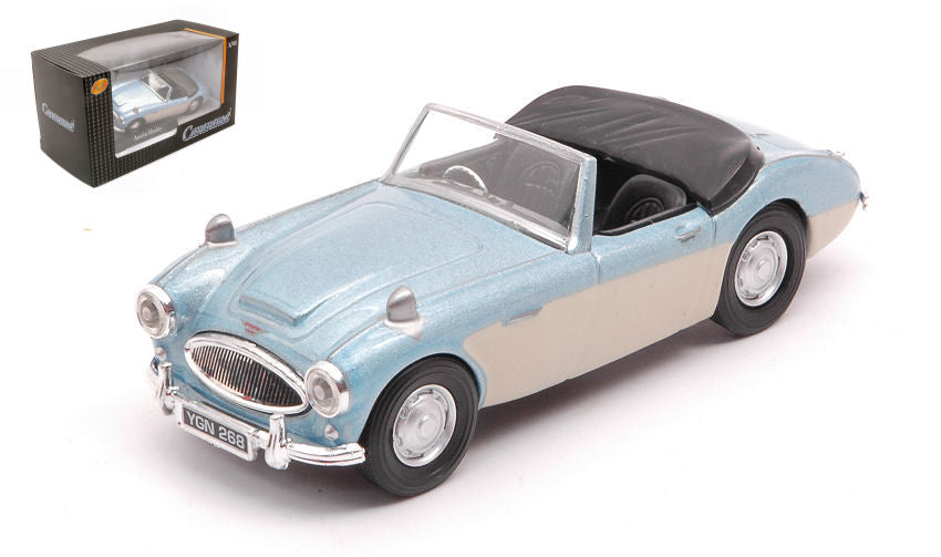 Cararama - AUSTIN HEALEY CONVERTIBLE LIGHT BLUE 1:43 - Cod. CA416240