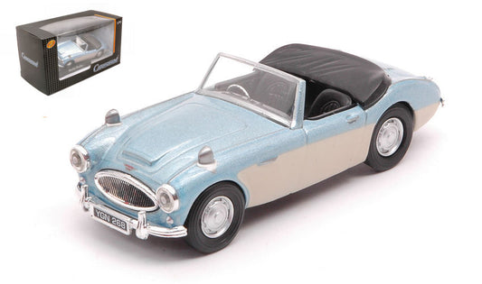 Cararama - AUSTIN HEALEY CONVERTIBLE LIGHT BLUE 1:43 - Cod. CA416240