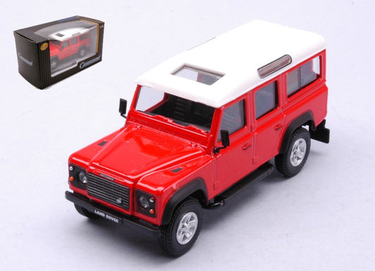 Cararama - LAND ROVER DEFENDER RED W/WHITE ROOF 1:43 - Cod. CA453260