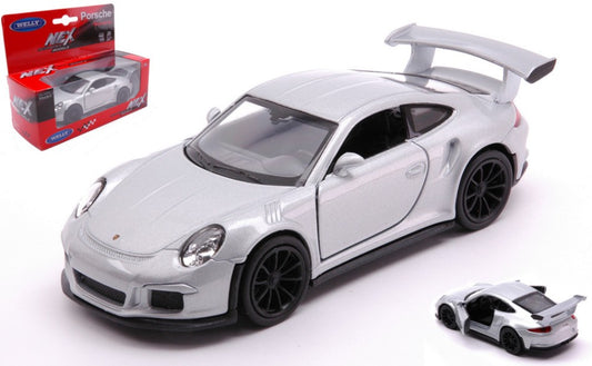Welly - PORSCHE 911 GT3 RS SILVER cm11 - Cod. WE43746WS