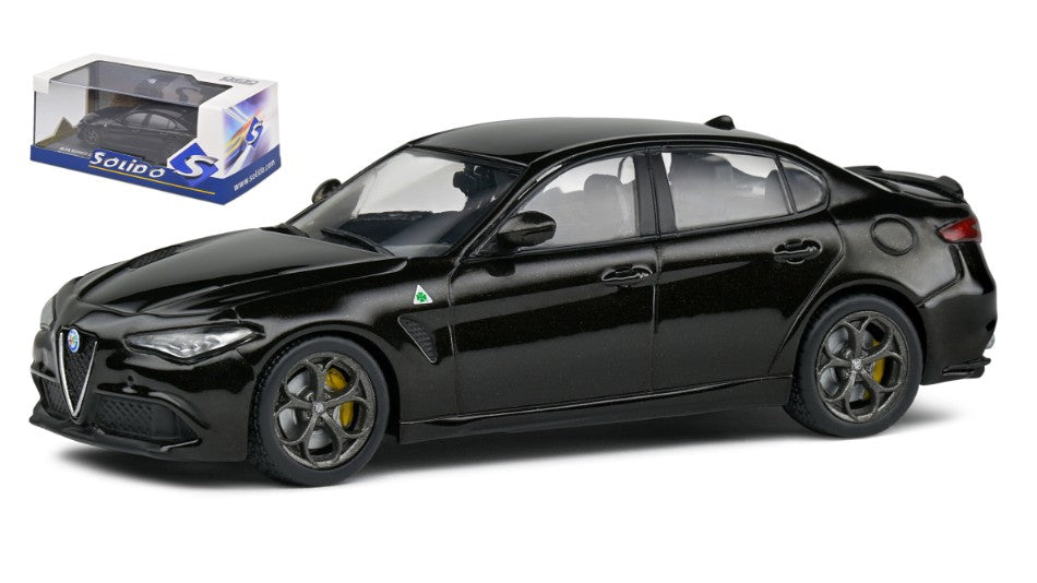 Solido - ALFA ROMEO GIULIA QUADRIFOGLIO 2019 BLACK 1:43 - Cod. SL4313107