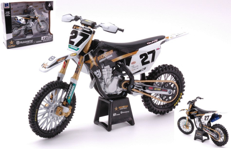 New Ray - HUSQVARNA FC450 N.27 MALCOLM STEWART 1:12 - Cod. NY58403