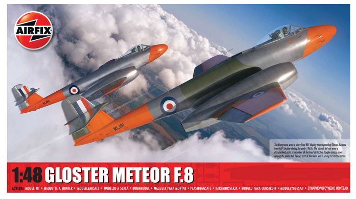 Airfix - GLOSTER METEOR F8 KIT 1:48 - Cod. A09182A