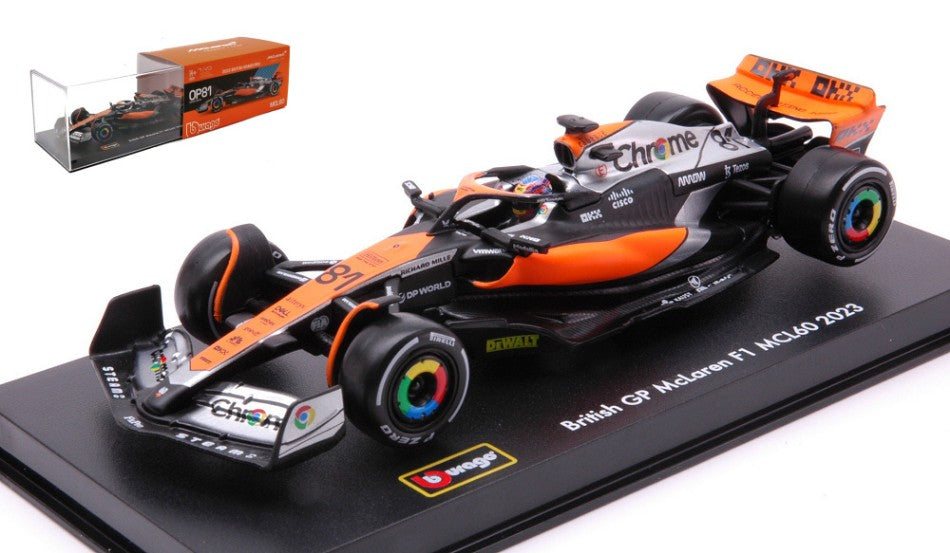 Burago - MC LAREN MCL60 N.81 2023 OSCAR PIASTRI SIGNATURE 1:43 - Cod. BU38088P
