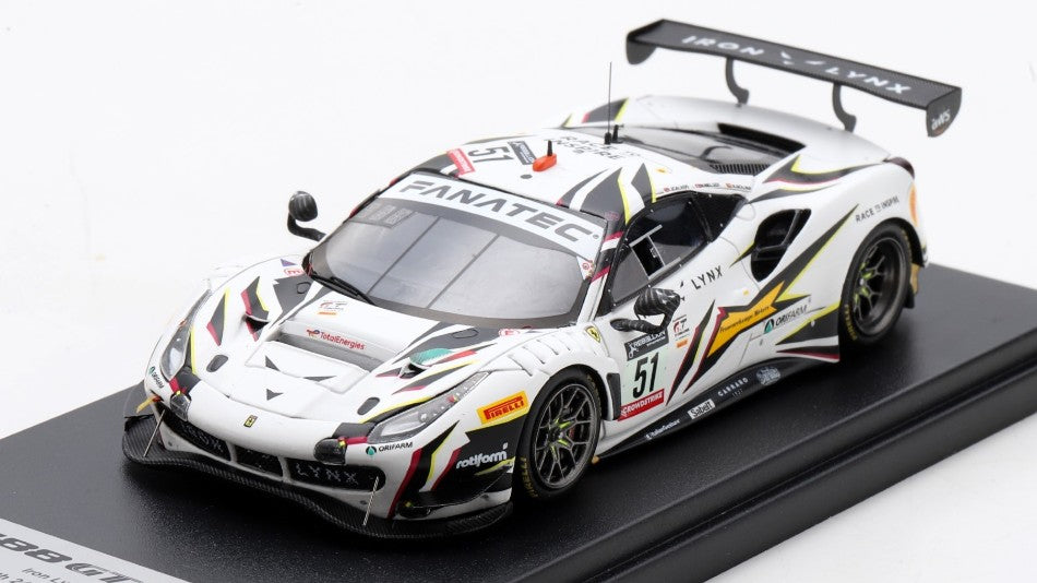 Looksmart - FERRARI 488 GT3 N.51 IRON LYNX 9th 24H SPA 2022 MOLINA/CALADO/NIELS.1:43 - Cod. LSRC151