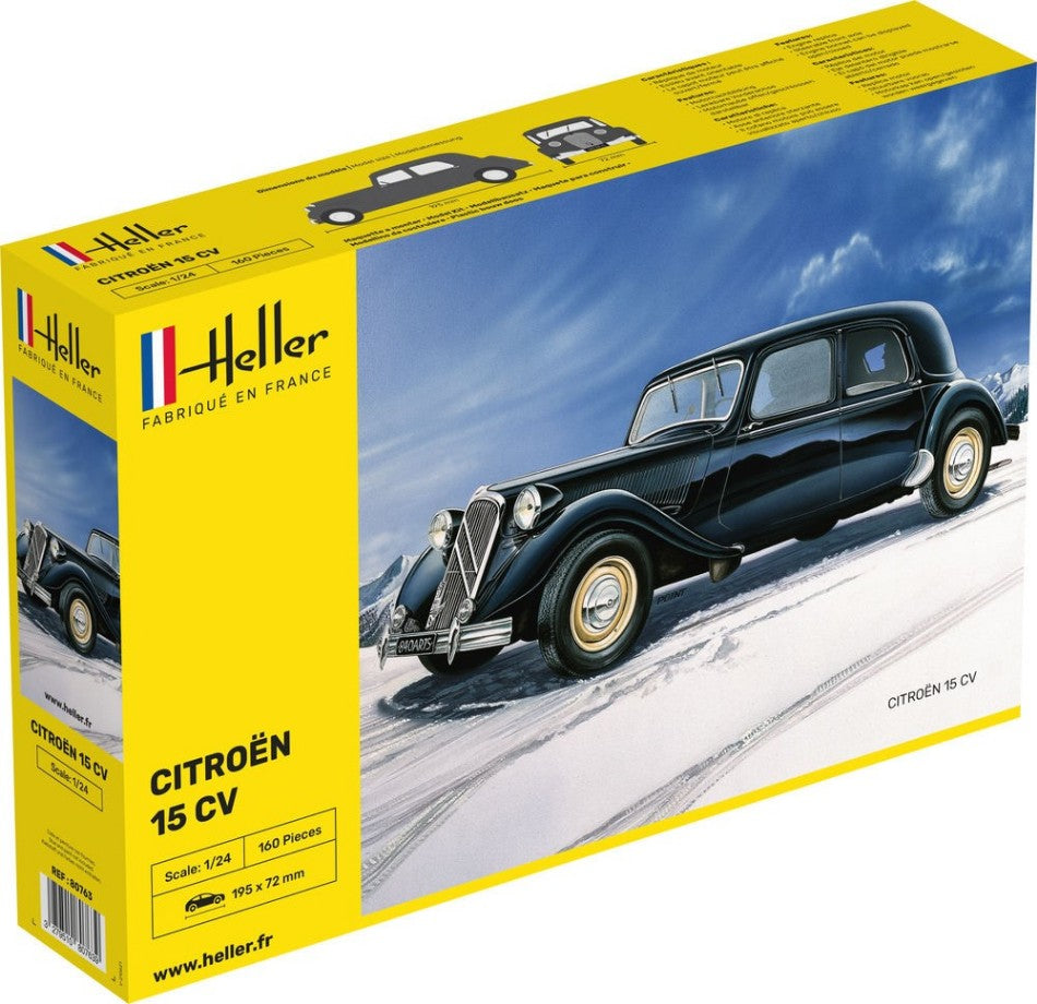 Heller - CITROEN 15 CV KIT 1:24 - Cod. HL80763