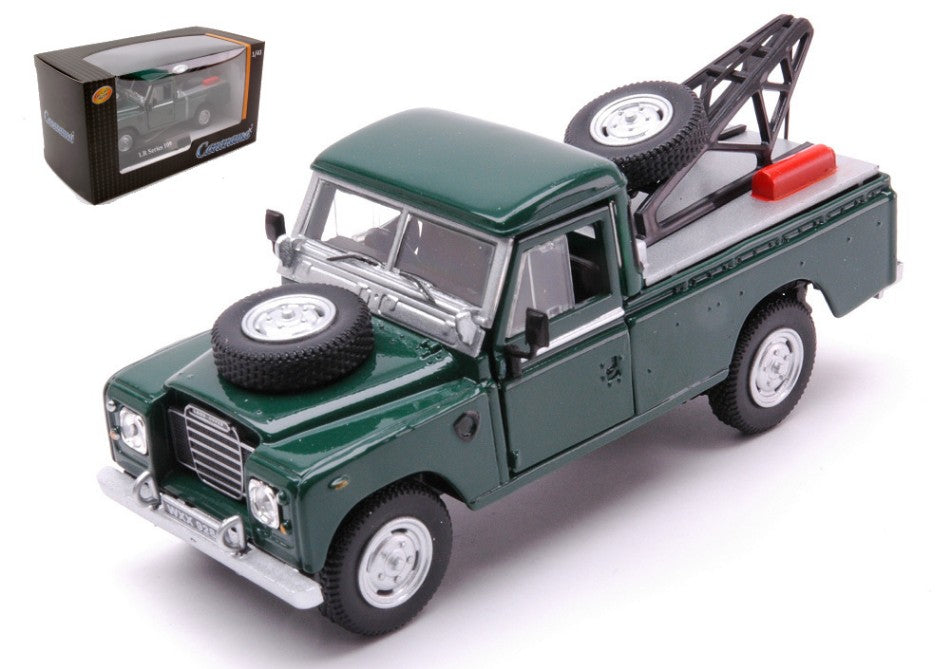 Cararama - LAND ROVER SERIES 109 PICK UP TOW TRUCK GREEN 1:43 - Cod. CA54041